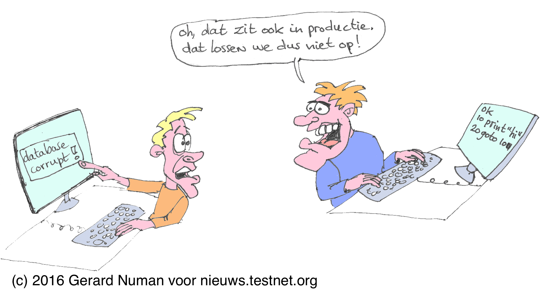 dat zit ook al in productie